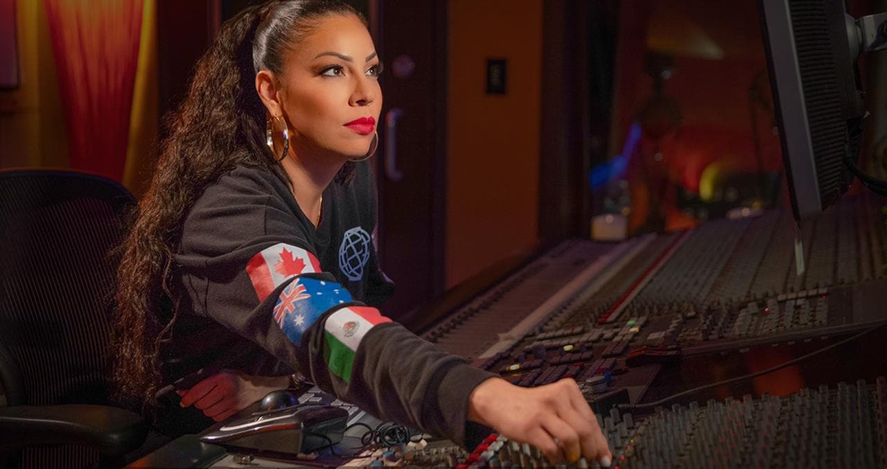 Abstract background for LiveMidiPlayer